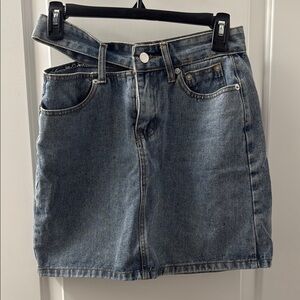 Denim Mini Skirt